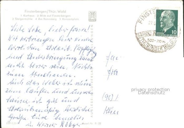 Finsterbergen Kurhaus Steigermühle Rennsteig Konzertp – Bild 2