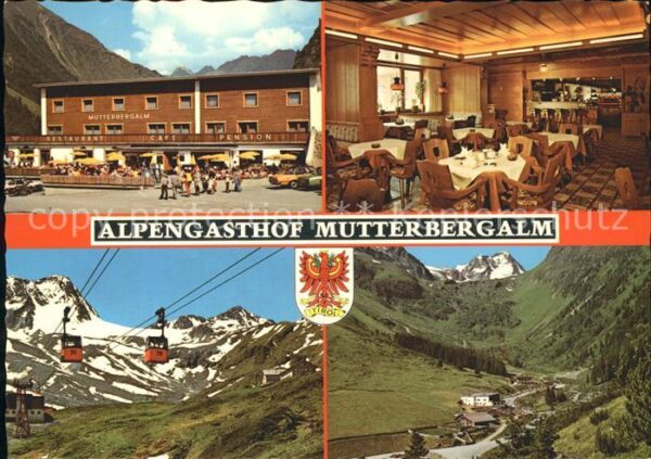 Neustift Stubaital Tirol Alpengasthof Mutterbergalm Luftseilbahn