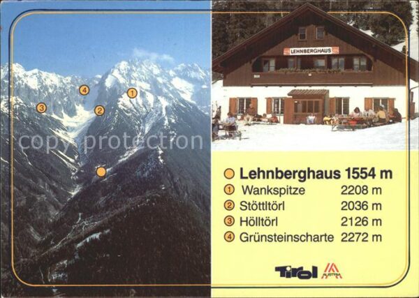 Obsteig Tirol Lehnberghaus Wankspitze Stöttltörl Höll