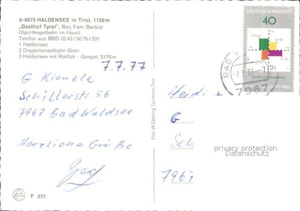 Haldensee Gasthof Tyrol Haldensee Doppelsesselbah – Bild 2