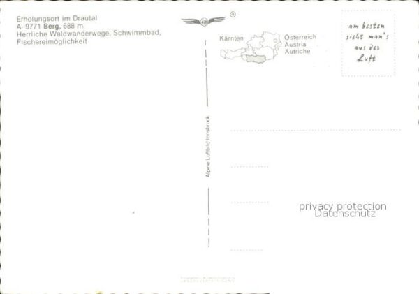 Berg Drautal Fliegeraufnahme – Bild 2
