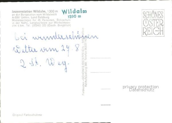Unken Jausenstation Wildalm Sessellift – Bild 2