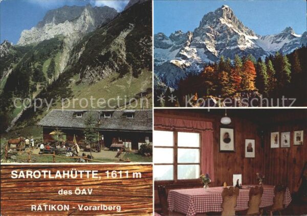 Raetikon Sarotlahütte Zwölferkopf Zimba Hüttenst