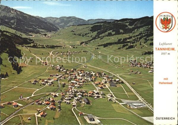 Tannheim Tirol Fliegeraufnahme Hallenbad