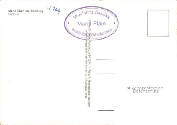 Salzburg Oesterreich Fliegeraufnahme Maria Plain – Bild 2