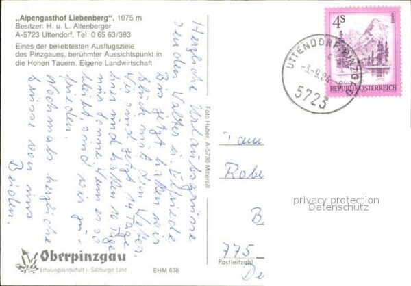 Uttendorf Salzburg Alpengasthof Liebenberg – Bild 2