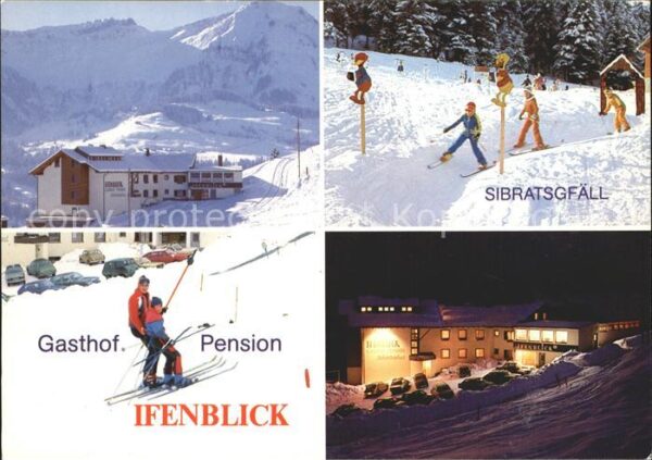 Sibratsgfaell Vorarlberg Gasthof Pension Ifenblick Ski Sessellif