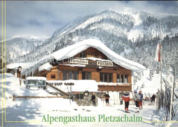 Pertisau Achensee Alpengasthof Pletzachalm
