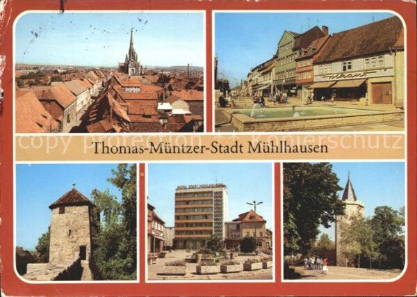 Muehlhausen Thueringen Wilhelm Pieck Platz Hospitalturm Hotel