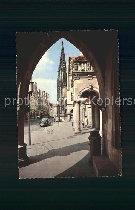 Muenster Westfalen Prinzipalmarkt St Lamberti