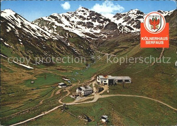 Serfaus Tirol Kölnerhaus Fliegeraufnahme