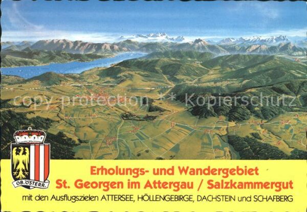 St Georgen Attergau Attersee Höllengebirge Dachstein Schafb