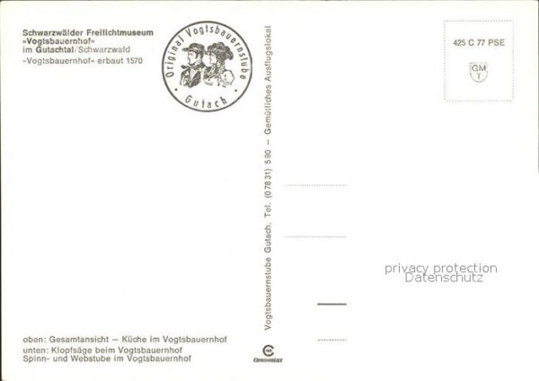 Gutachtal Schwarzwaldbahn Schwarzwälder Freilichtmuseum Vogtsbaue – Bild 2