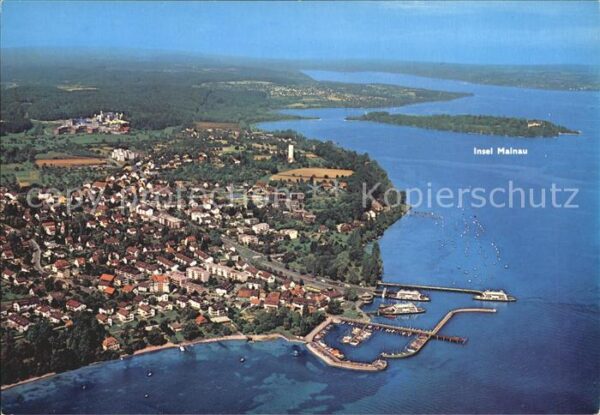 Staad Konstanz Allmannsdorf Fährenhafen Fliegeraufnahm