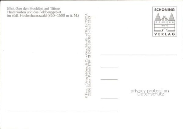 Hinterzarten Hochfirst Titisee Feldbergebiet Toter M – Bild 2