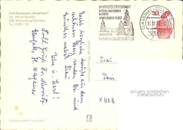 Schulenberg Oberharz Cafe Bergklause Okertalsperre Apparteme – Bild 2