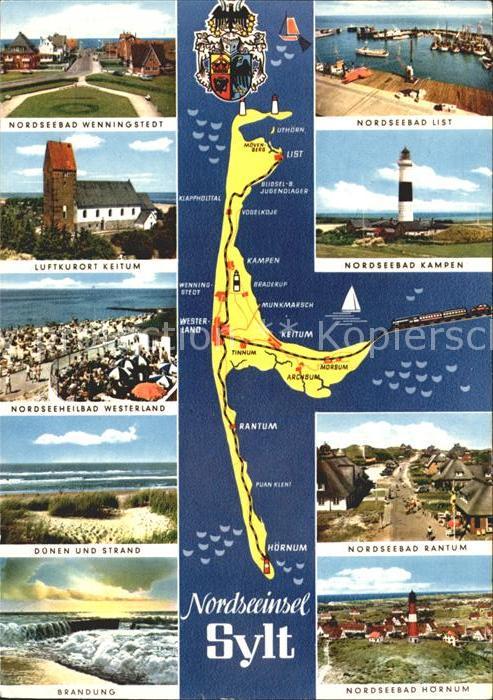 Sylt Wenningstedt List Keitum Kampen Rantum