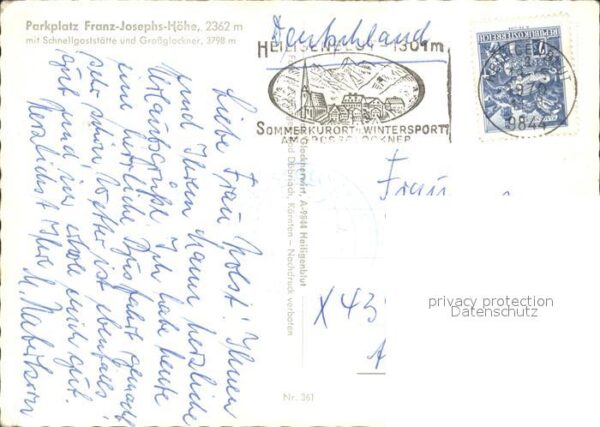 Grossglockner Parkplatz Franz Josephs Höhe – Bild 2