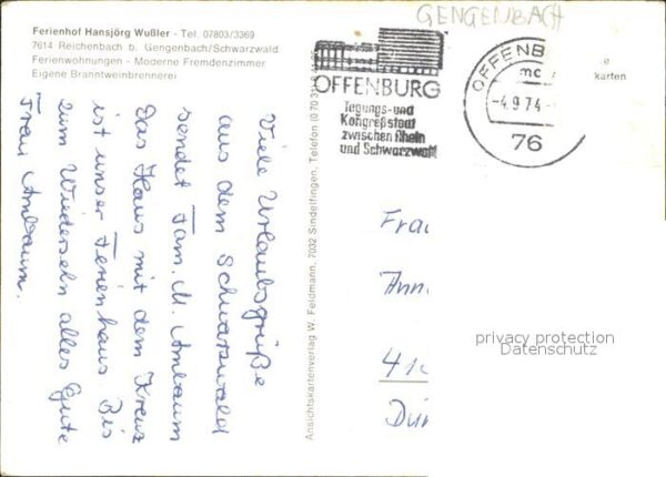 Reichenbach Gengenbach Ferienhof Hansjörg Wussler – Bild 2