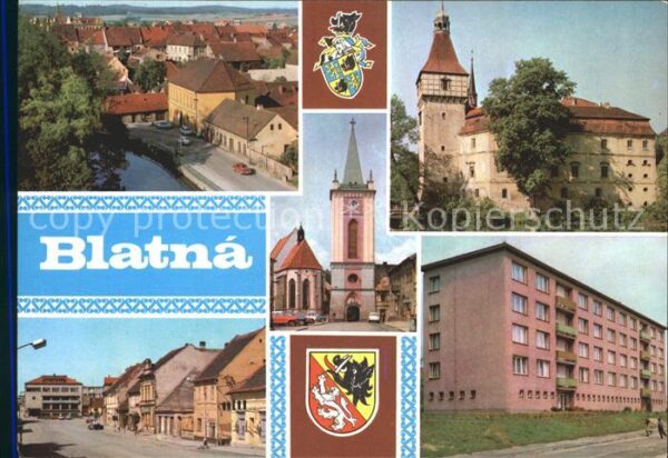 Blatna veze zamku Vodni zamek Kostel Gottwaldo