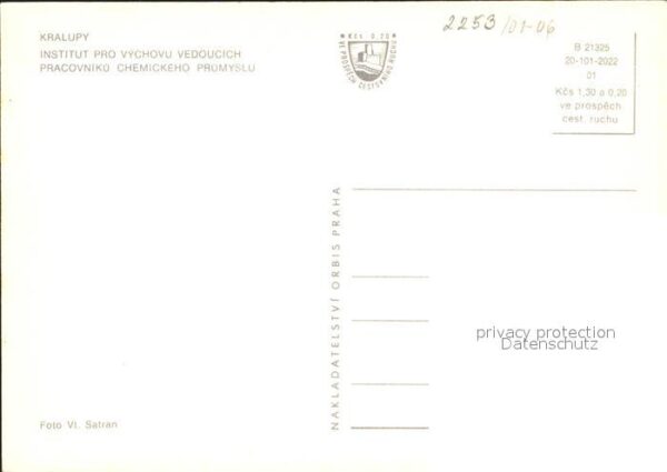 Kralupy Nad Vltavou Institut pro vychovu vedoucich – Bild 2