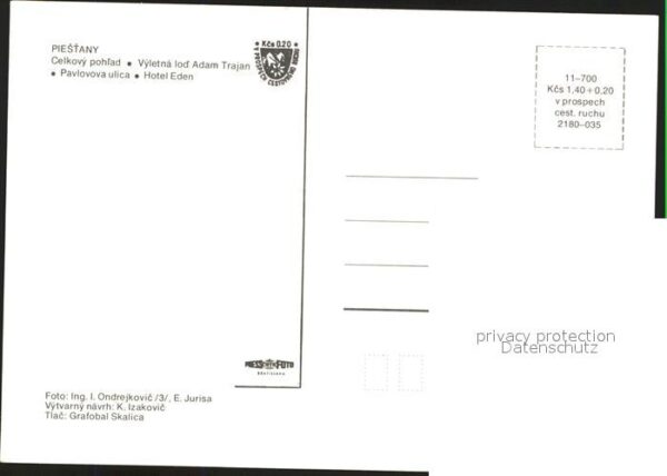 Piestany Vyletna lod Adam Trajan Pavlovova ulica – Bild 2