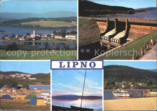 Lipno Frymburk Pfehradni hraz Lipno Vecerni n