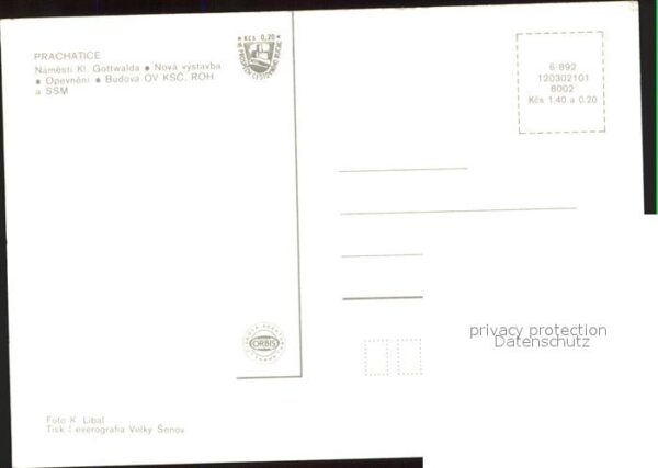 Prachatice Kl Gottwalda Nova nystavba Opevneni – Bild 2
