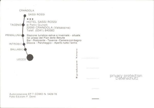 Crandola Valsassina Hotel Sassi Rossi – Bild 2