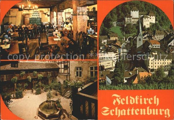 Feldkirch Vorarlberg Schattenburg Rittersaal Schlosshof