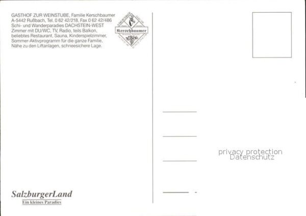 Russbach Pass Gschuett Gasthof Zur Weinstube – Bild 2