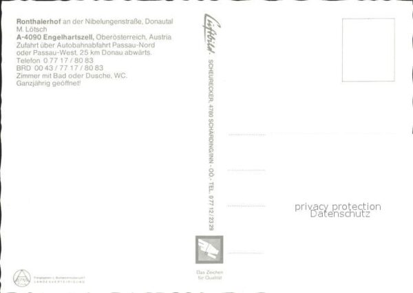 Engelhartszell Donau Oberoesterreich Ronthalerhof – Bild 2
