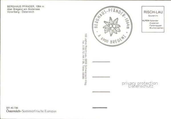 Bregenz Vorarlberg Berghaus Pfänder – Bild 2
