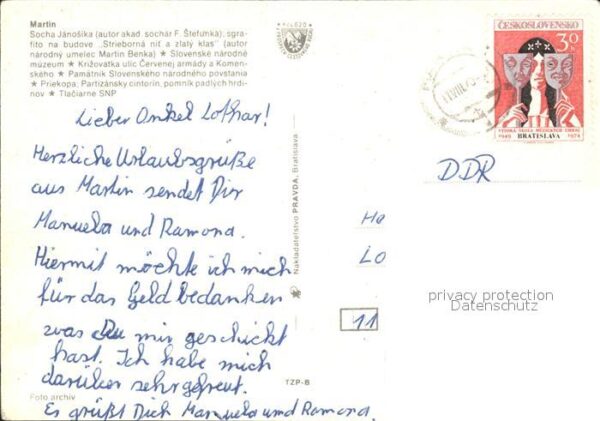 Martin Slowakische Republik Socha Janosika Muzeum Pamatnik Slovensk – Bild 2