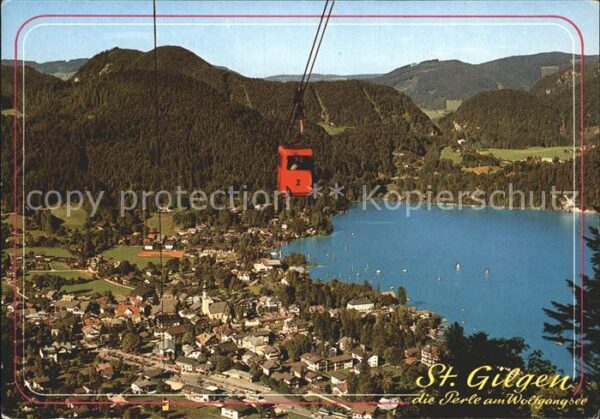 St Gilgen Salzkammergut Gondelbahn Zwölferhorn