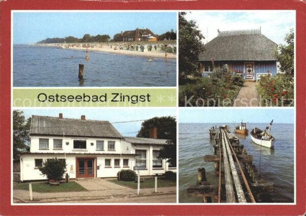 Zingst Ostseebad Strand Kurhaus Blauer Rohrkaten Erholun