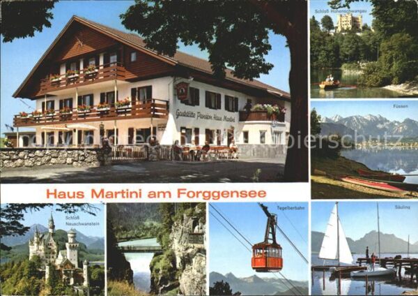 Brunnen Schwangau Haus Martini Forggensee Tegelbergbahn S