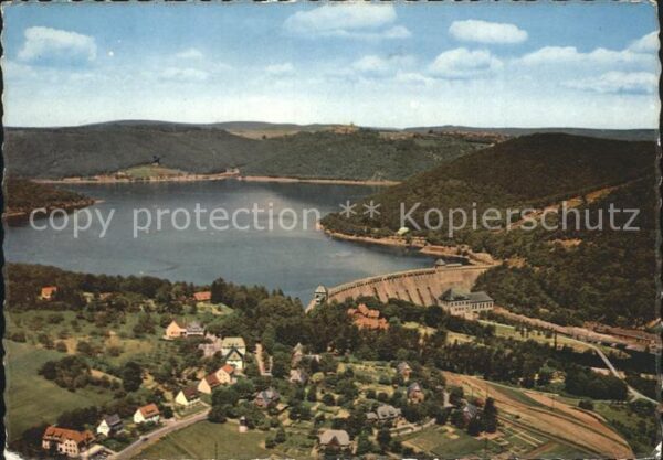 Schloss Waldeck Sperrmauer Edersee