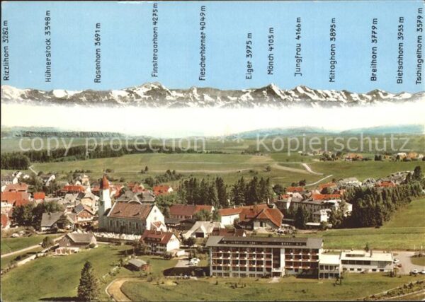 Hoechenschwand Hünerstock Rosenhorn Finsteraarhorn Mön