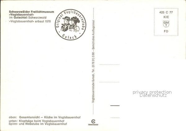Gutachtal Schwarzwälder Freilichtmuseum Vogtsbaue – Bild 2