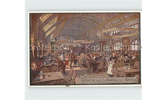 Muenchen Festsaal Königliches Hofbräuhaus