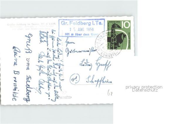 Grosser Feldberg Taunus Fernmelde- Fernseh- und UKW- Sender – Bild 2