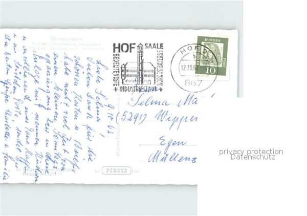 Hof Saale Fliegeraufnahme Theresienstein – Bild 2