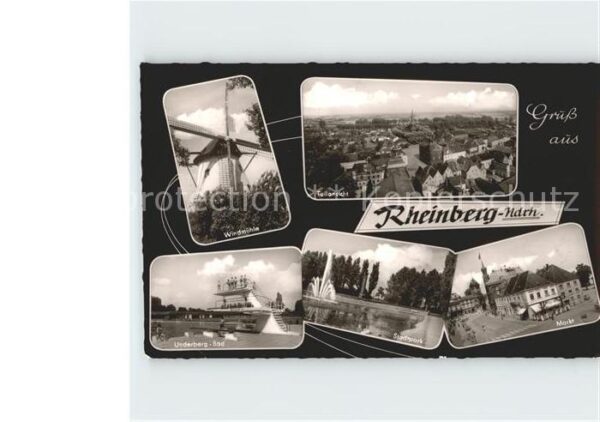 Rheinberg Teilansicht Windmühle Underberg Bad Mar