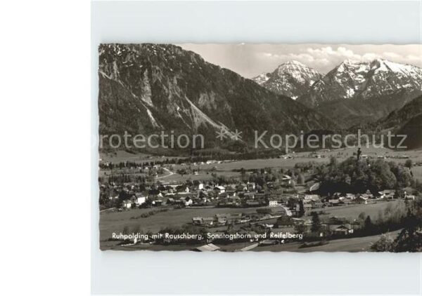 Ruhpolding Rauschberg Sonntagshorn Reifelberg