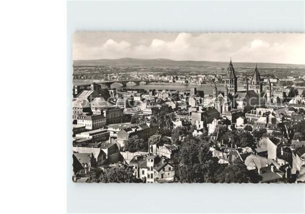 Mainz Rhein Stadtübersicht