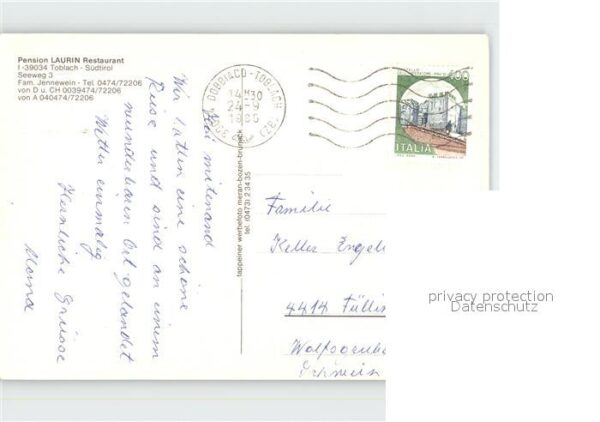 Toblach Suedtirol Pension Laurin – Bild 2