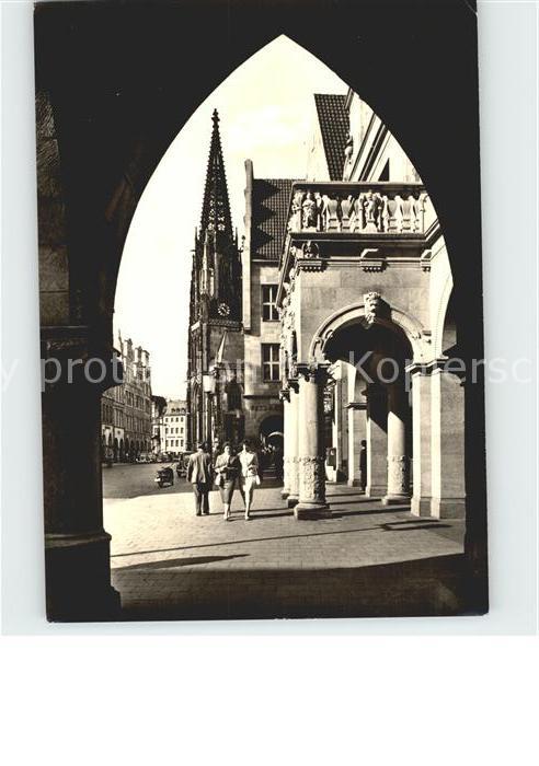 Muenster Westfalen Prinzipalmarkt Stadtweinhausbogen