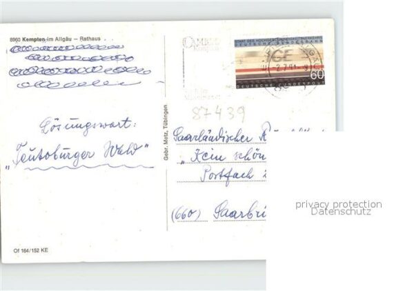 Kempten Allgaeu Rathaus – Bild 2
