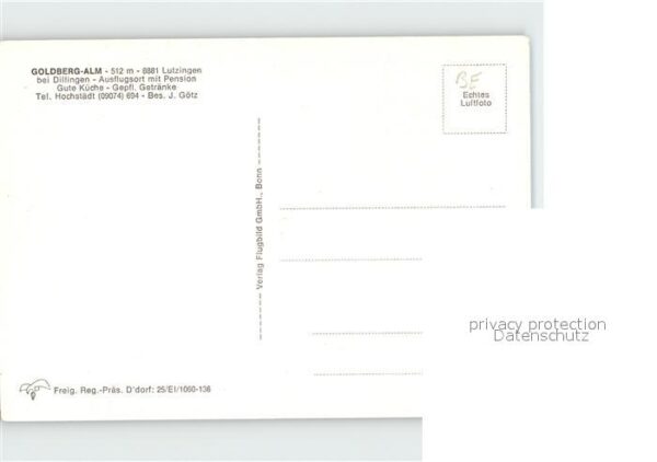 Lutzingen Goldberg- Alm Fliegeraufnahme – Bild 2